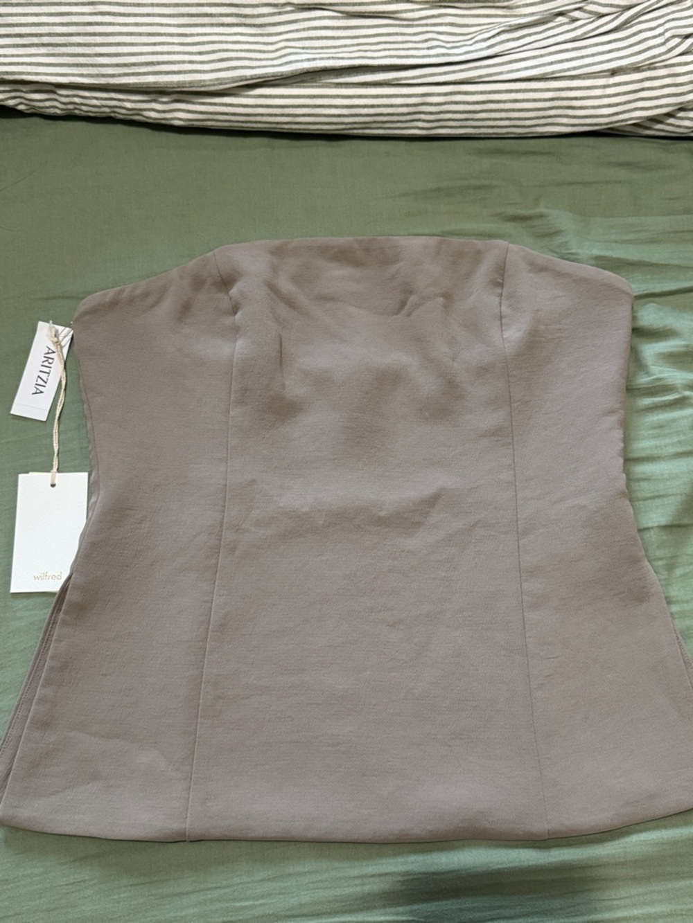 Aritzia Wilfred Posh Tube Top
